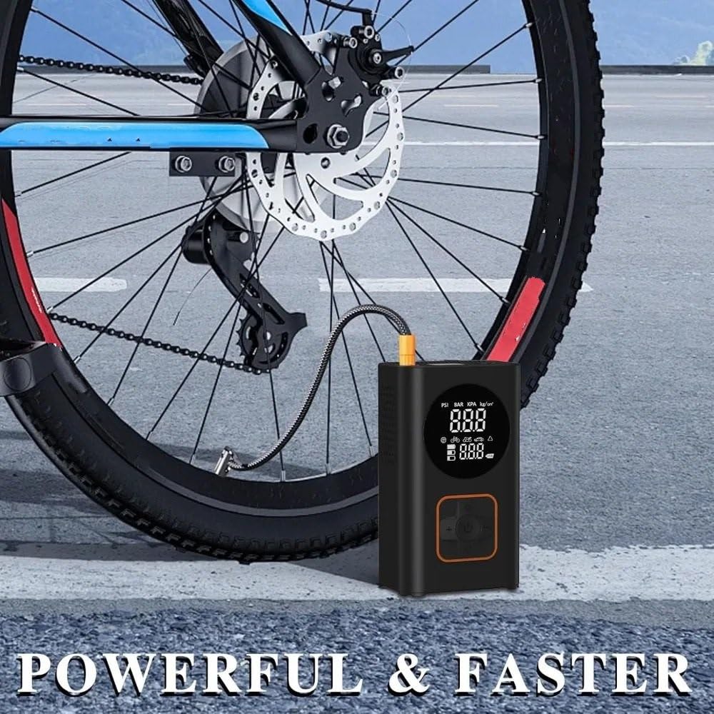 Compressore d'Aria Portatile per Auto Senza Fili
