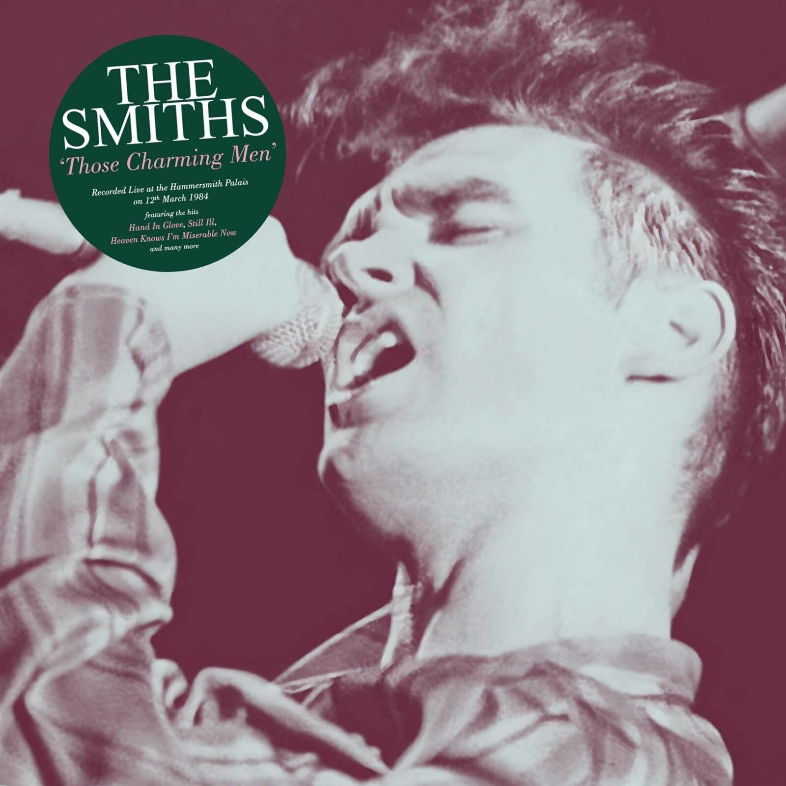 The SMITHS - THOSE CHARMING MEN  (2026) NEW 1984 LIVE ALBUM ON GREEN VINYL LP