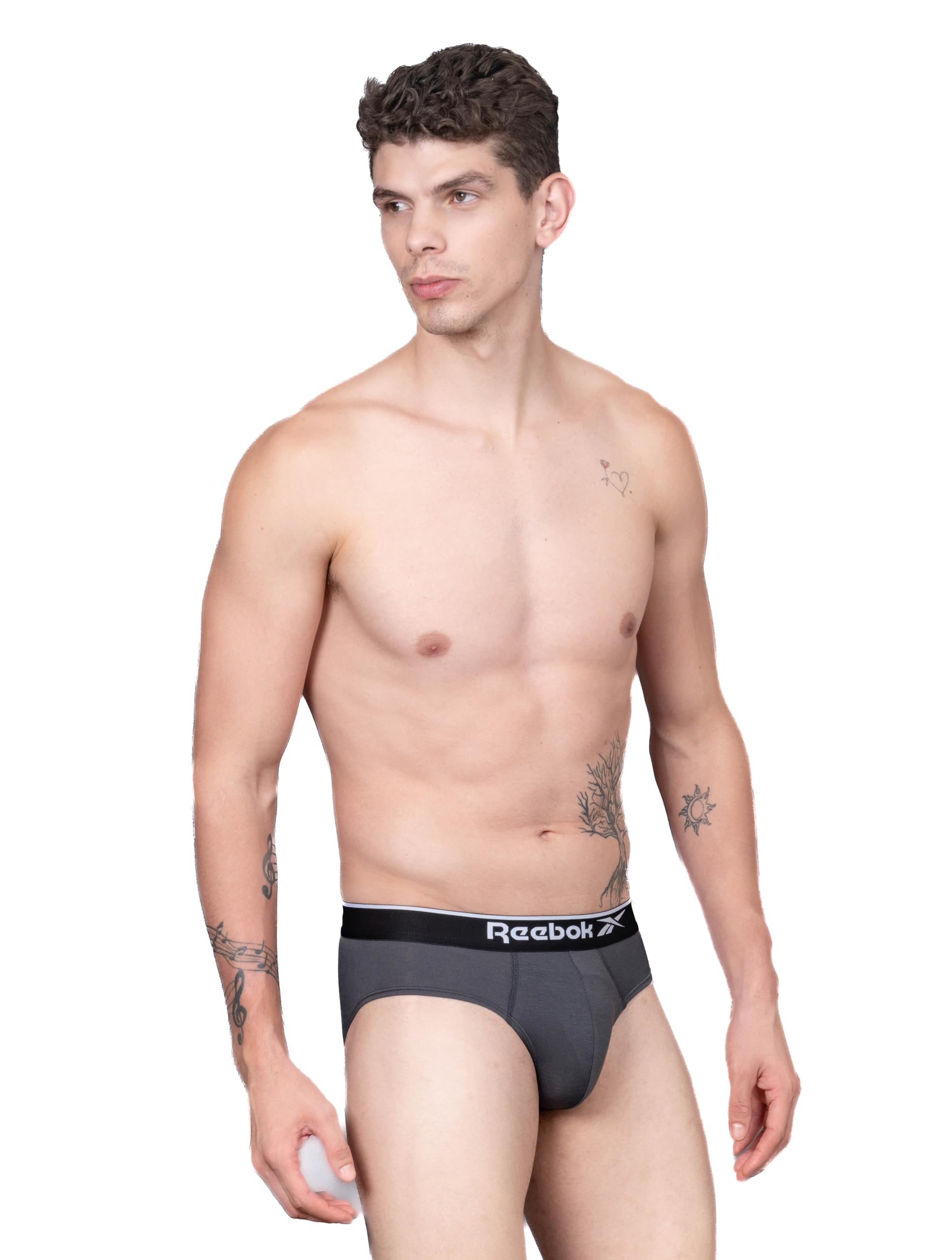 reebok Men's Cotton Blend Classic Solid Briefs-picture-14