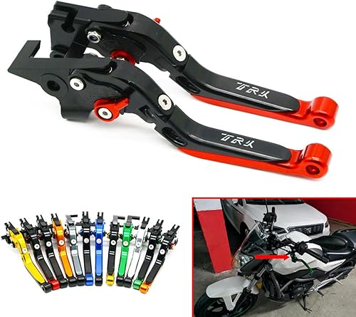 Miniatura 2 de KKAIRA Palancas de embrague de freno para Benelli Jinpeng 502 TRK502 TRK 502X 2018-2023 motocicleta CNC ajustable extensible palancas de embrague de