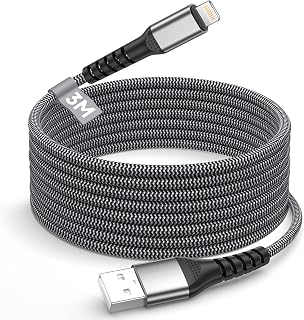 iPhone Charger Cable 10FT, [Apple MFi Certified] USB to Lightning Cable Fast Charging Braided iPhone Charging Cord cable Lead,Lightning Charger cable for iphone 14 13 12 11 Pro Max X 8 6 Plus and More