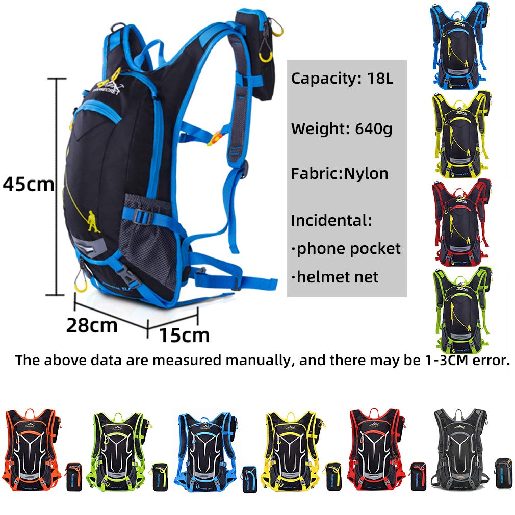 Sac à Dos Hydratation Avec Poche à Eau Et Bouteille Cyclisme Alpinisme Plein Air Randonnee