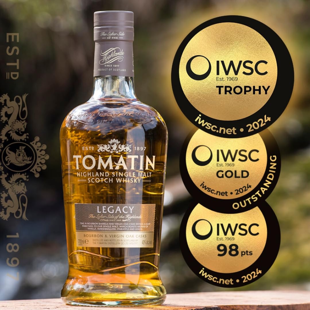 TOMATIN 12年legacy Whisky Tomatin Bourbon & Sherry 12 anos 700ml - Whisky na Bebida