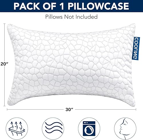 Miniatura 6 de SUPA MODERN Cooling Cervical Pillows Queen Size 2 and Cooling Fiber Pillowcases Queen Size 2