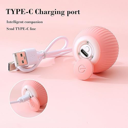 Miniatura 5 de Power Cat Ball 2.0 Juguete para gatos, nueva bola interactiva para gatos inteligente, bola de juguete automática para gatos, bola rodante automática