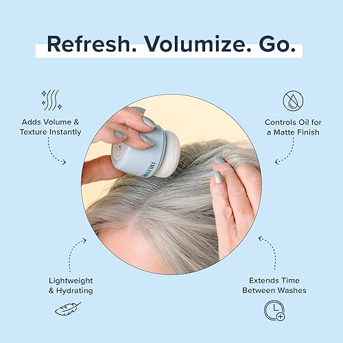 Miniatura 2 de Truhair Airlift Volume Refresh Powder  Polvo instantáneo para volumen y textura para el cabello para hombres y mujeres  Absorbe el aceite, refresca