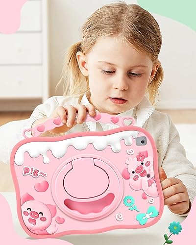 Vista 33 de Funda para iPad Air de 11 pulgadas M2 2024/M3 2025/Air 5ª/4ª generación, Pro 11 pulgadas, funda de silicona con soporte para iPad Air 10.9/Air5/Air4