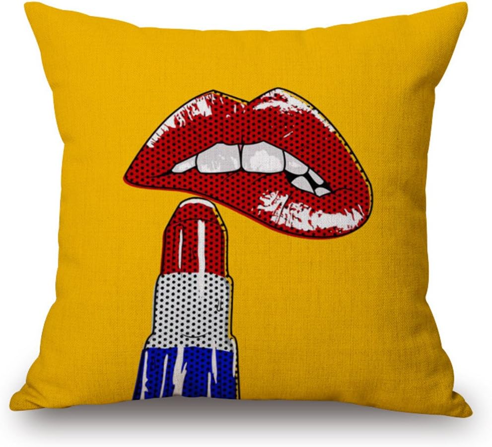 Spbridal Pop Art Throw Pillow Case Decorative Cushion Cover (M)
