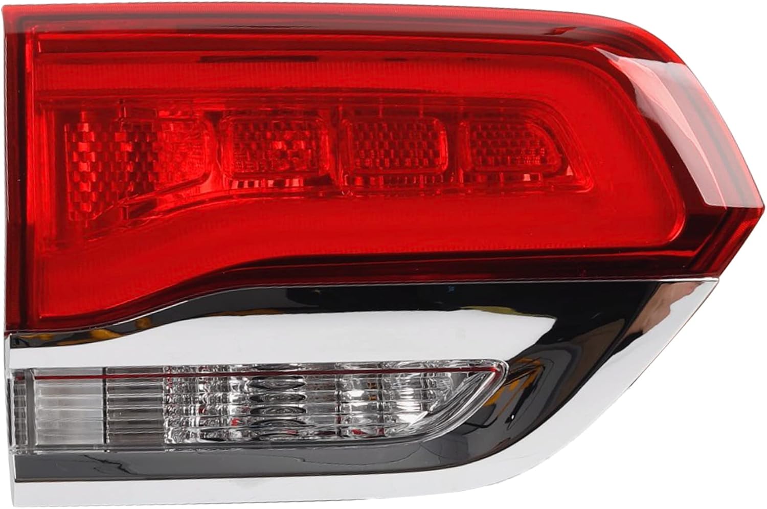 Dasbecan Left Driver Side Inner Tail Light Assembly Compatible with 2014-2021 Jeep Grand Cherokee Laredo/Limited/Overland/Summit Replaces 68110047AB CH2802105 Taillight Halogen Type