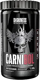 DARKNESS Carnibol Proteína Ultra Concentrada de Carne em Pó Sabor Salted Caramel - Complemento Proteico de Alto Rendimento - Ganho de Massa Muscular e Aumento de Força - Pote 900g