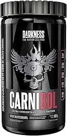 DARKNESS Carnibol Proteína Ultra Concentrada de Carne em Pó Sabor Salted Caramel - Complemento Proteico de Alto Rendimento - Ganho de Massa Muscular e Aumento de Força - Pote 900g