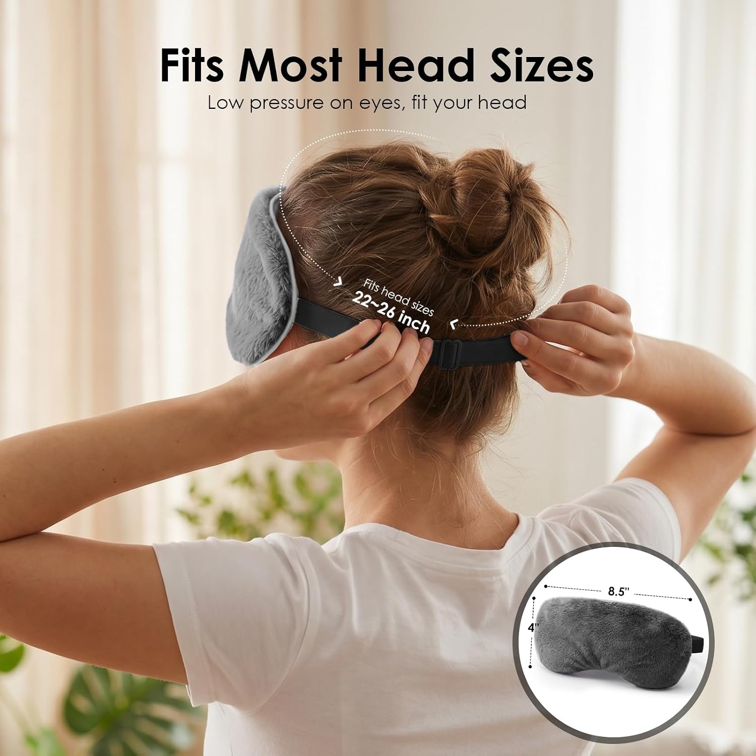 MORLIDEN Heated Eye Mask for Dry Eyes & Stye - Microwavable Warm Compress image 5