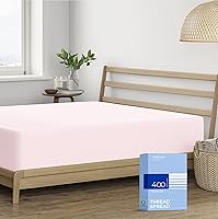 Vista 18 de THREAD SPREAD Sábanas Bajeras de 100% Algodón Tamaño Individual Paquete de 2 - 400 Número de Hilos 16" Bolsillo Profundo Sábana Bajera