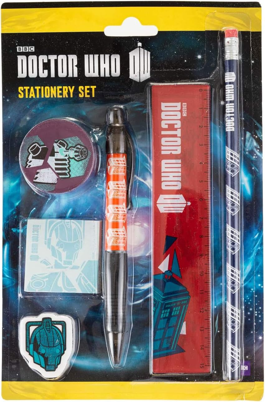 BBC Doctor Who Stationery Set - Turquoise