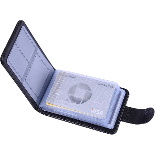 Wisdompro Credit Card Holder, RFID Blocking Wallet Debit Card Protector