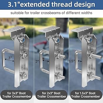 Amazon | ボート トレーラー二段ブラケット、ボート トレーラー
