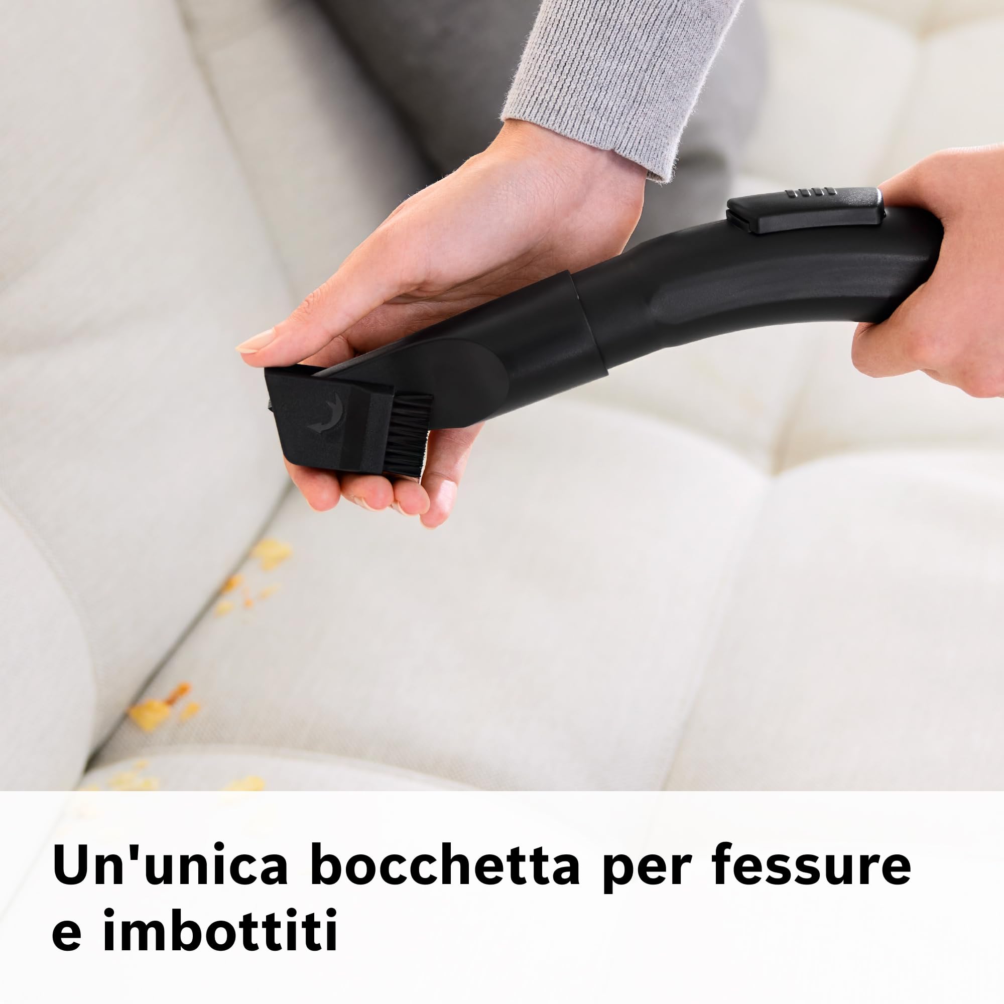 Bosch BGC05AAA1 Aspirapolvere a Traino Senza Sacco con Filtro Igienico PureAir, Design Compatto, Potente, Viola