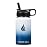 HYDRO CELL Stainless Steel Insulated Water Bottle with Straw - For Cold & Hot Drinks - Metal Vacuum Flask with Screw Cap and Modern Leakproof Sport Thermos for Adults (Navy/White 14oz)