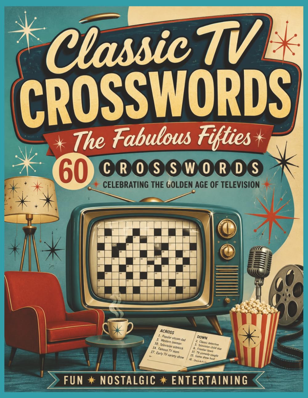 Classic TV Crosswords: The Fabulous Fifties: 60 Nostalgic Crossword Puzzles Celebrating the Golden Age of 1950s Television | Classic Sitcoms, ... (Classic Television Crossword Collection)