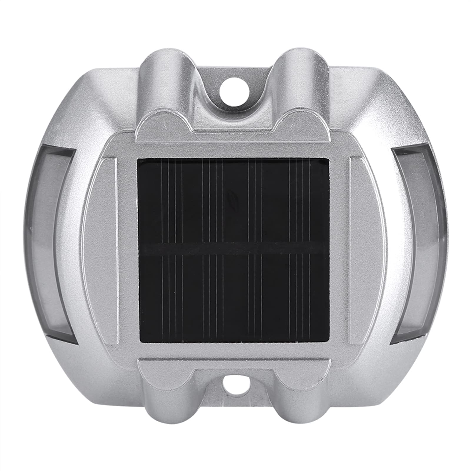 Kuuleyn Blue Led Solar Light, Driveway Lights Outdoor,Dock Marine Lights ,Over 1000M Viewing Distance Casting Aluminum Solar Power Lamp 6 Bright Led Light Source Outdoor Pathway Light Road Step Lamp (Flash )