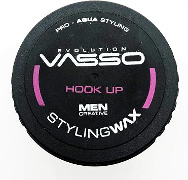 VASSO Evolution Pro Aqua Hook Up Hair Styling Wax, 150 ml x 3 Pack, Men Creative Series