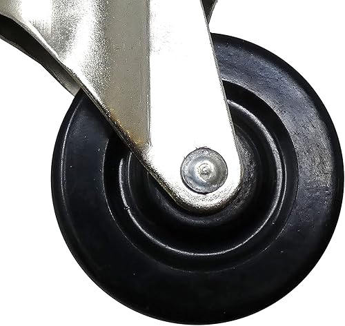 Miniatura 6 de Shepherd Hardware 9192 Rueda de vástago de 2 pulgadas con diámetro de vástago de 716 pulgadas, capacidad de carga de 80 libras