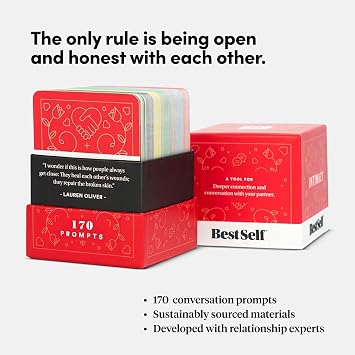 BestSelf Ultimate Relationship Bundle Intimacy, Date Night & Relationship Conversation 370 Cards Decks