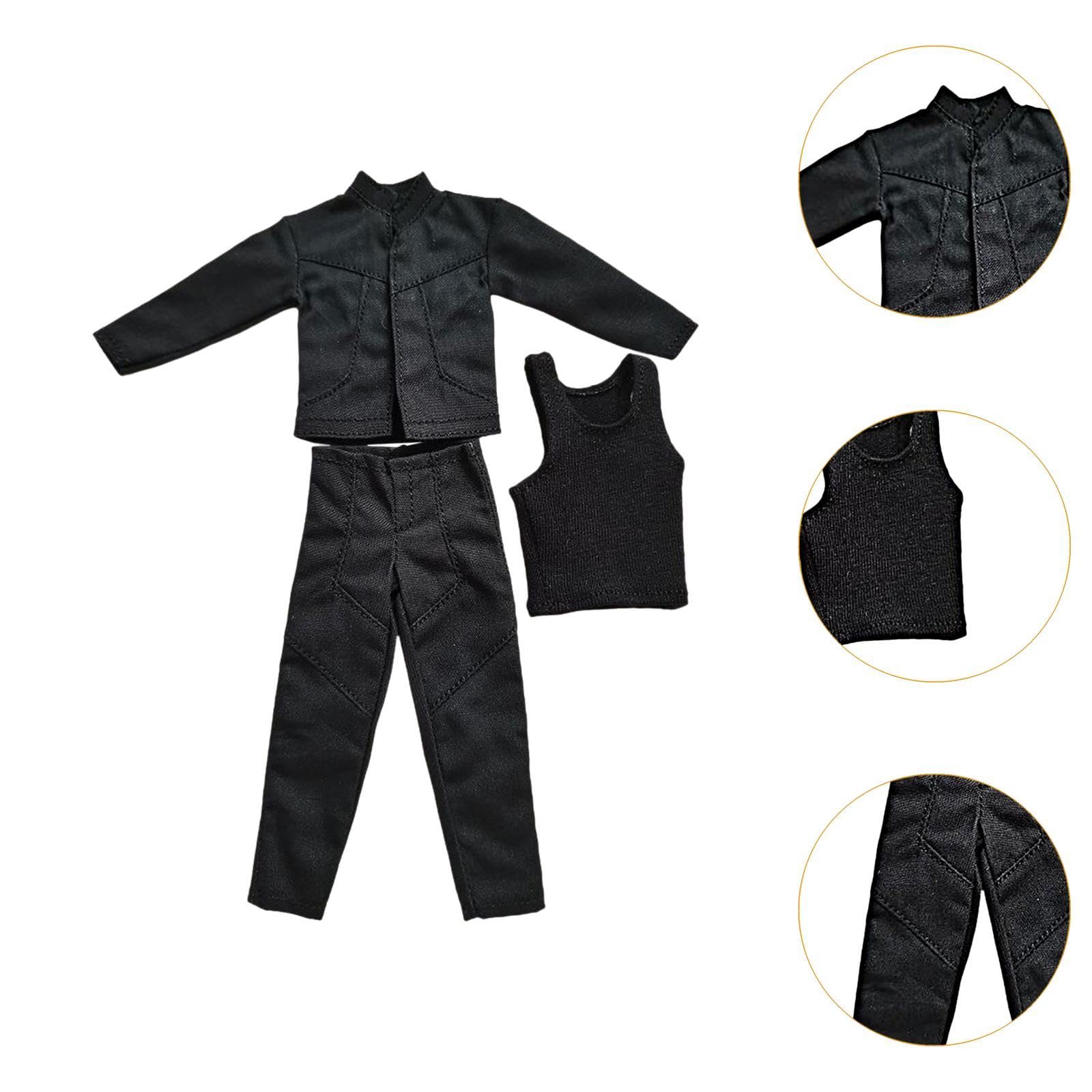 1/6 メンズ ファッション コスチューム セット ホワイト F-079B