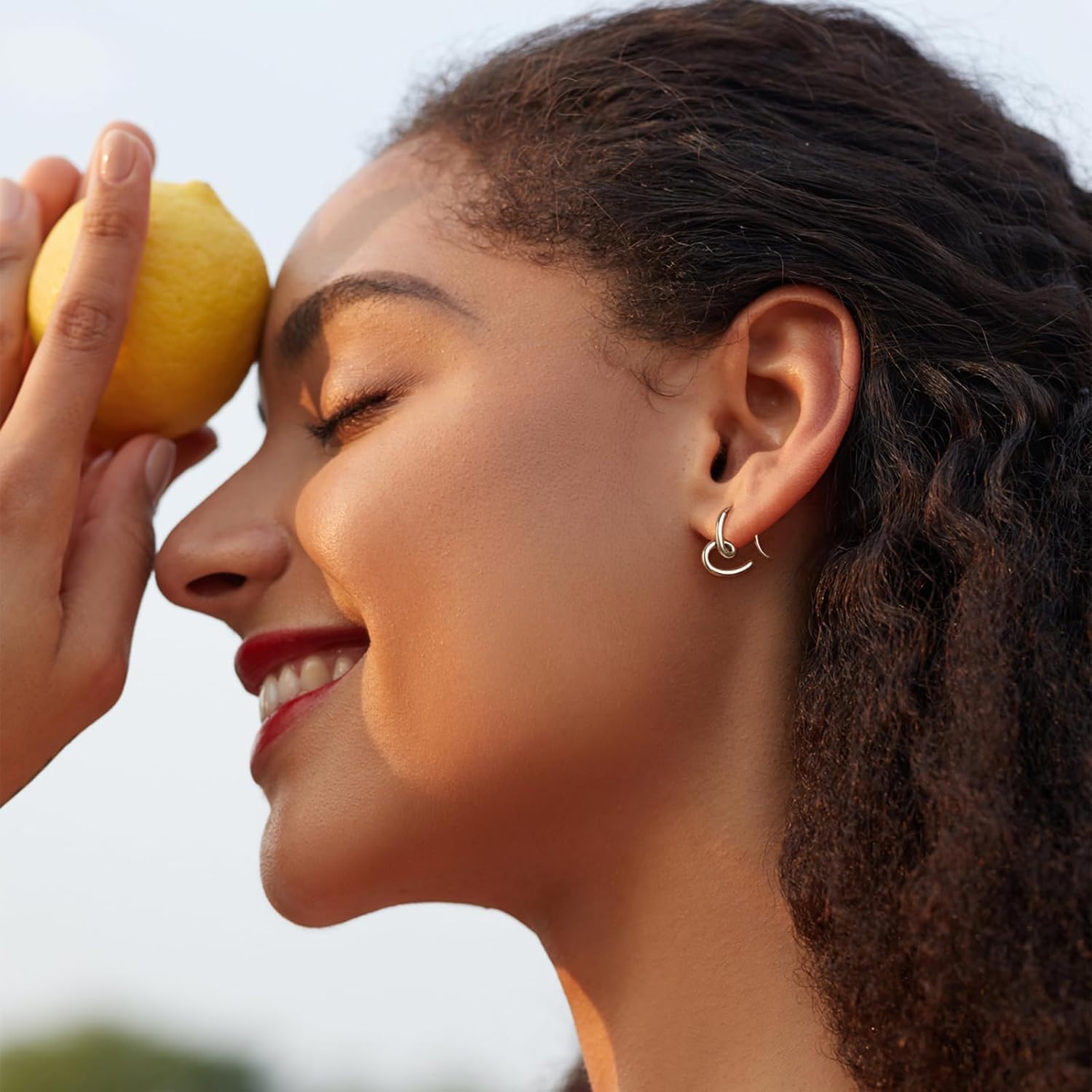 Minimalist Heart Hoop Earrings for Women Cute Hoop Earrings Dainty Hearts Jewerly - Image 2
