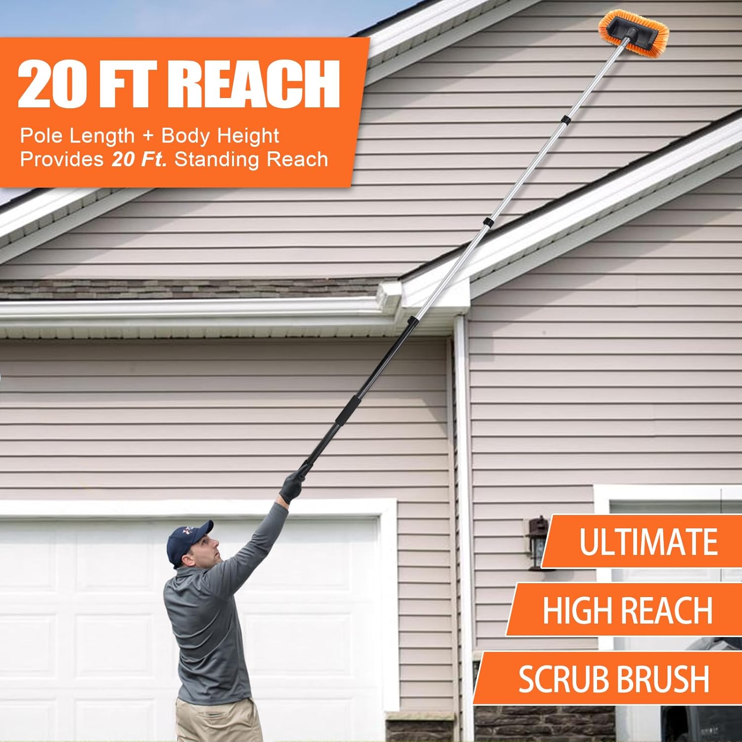 ARTIPOLY 4-12ft Car Cleaning Kit + Car Wash Foam Gun