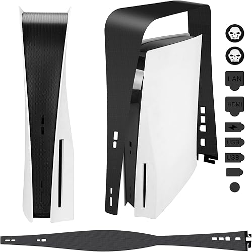 Dust Cover Net Only for PS5 Disc/Digital Version - TECTINTER Prevent Dust and Pet Hair, Dust Filter Protective Case Compatible with PlayStation 5 Console,PS5 Accessories,Long Version