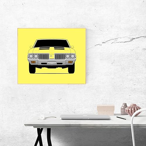 Miniatura 5 de CUSTOMIZABLE COLOR Oldsmobile 442 W30 (1969-1972) Inspired Poster Print Wall Art Decor Handmade (Unframed)