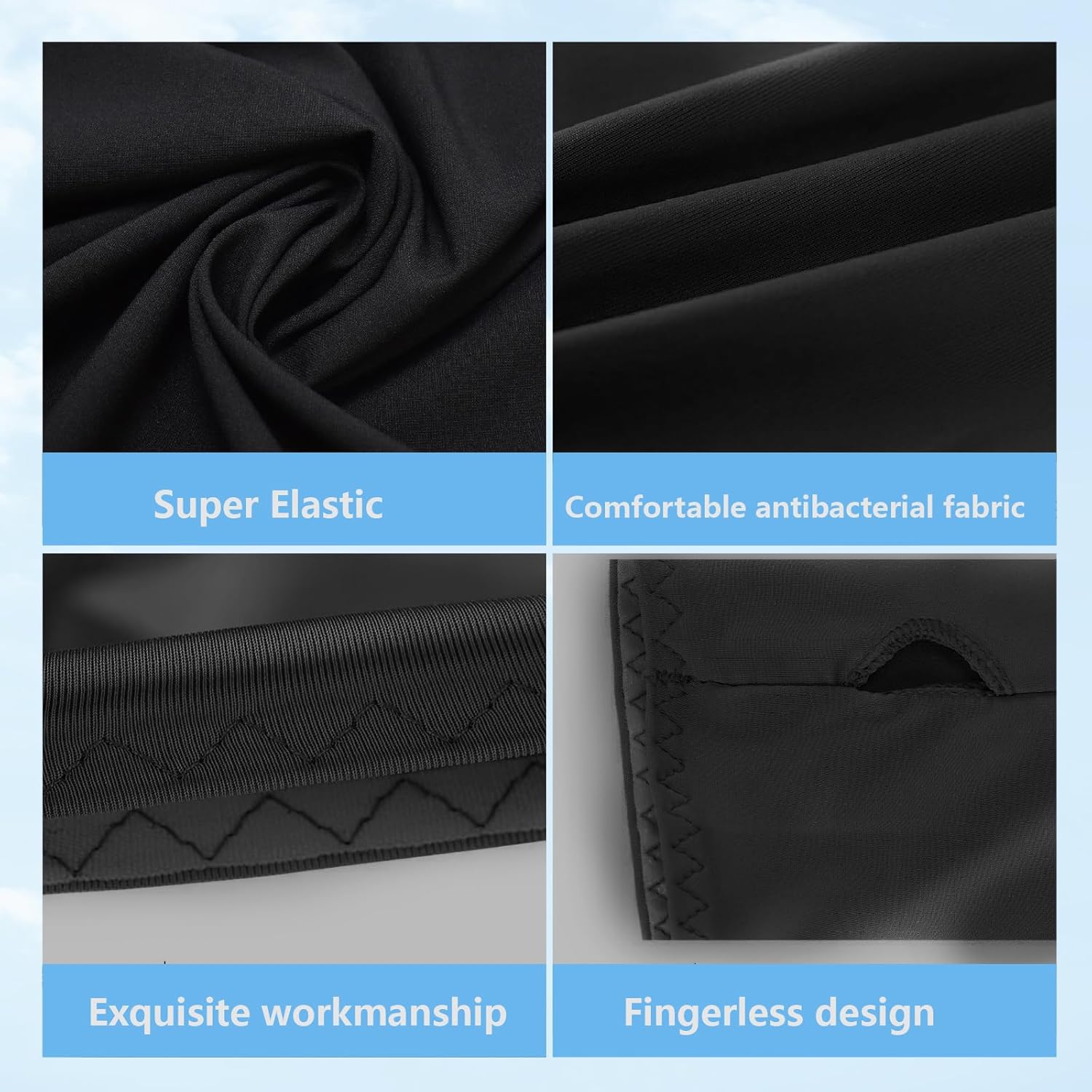 Cooling Shawl Arm Sleeves, UV Sun Protection Shawl Arm Sleeve for Women Men Sports Golf Outdoor Riding Driving - Image 6