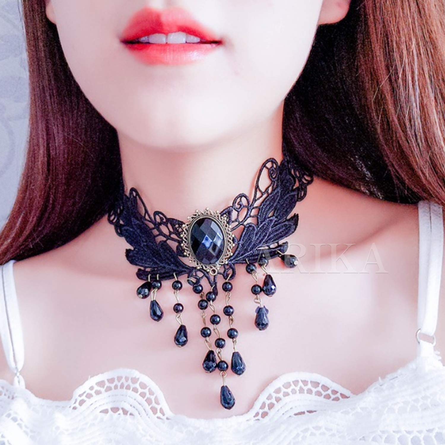 Amazon.co.jp: 耽美主義 ゴスロリ ブレスレット セット レース リング 