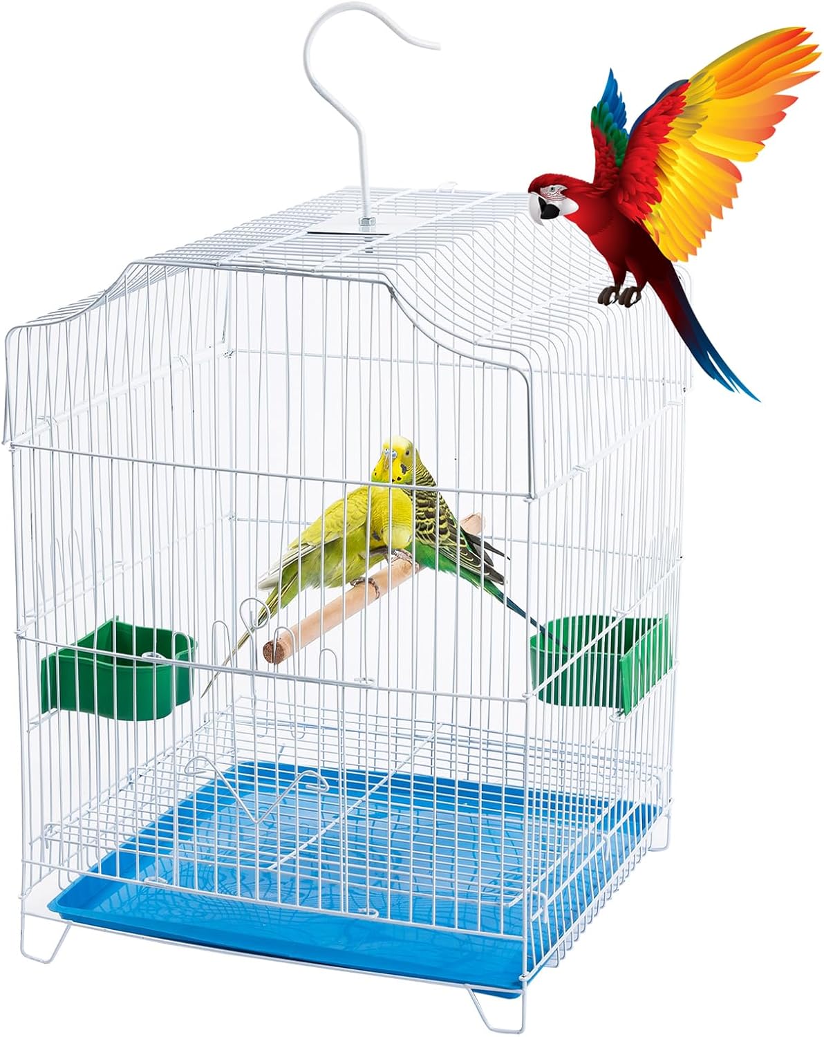 Bird Travel Cage Bird Cage - Detachable Parakeet Cage | Waterproof Birds Cockatiel Cage