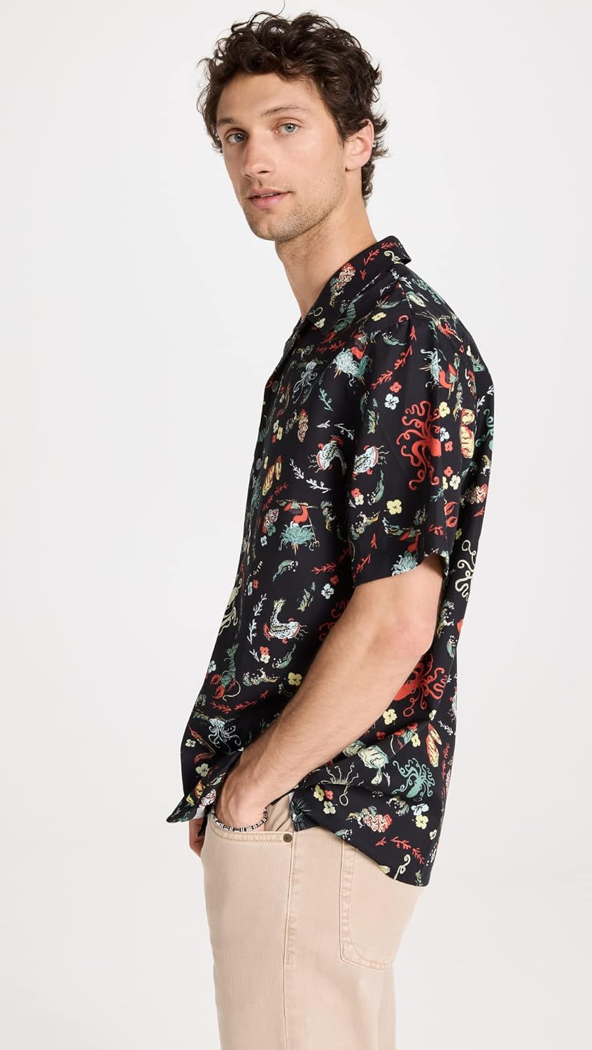 Paul Smith Mens Ps Men's Casual Fit Short Sleeve Shirt - Image 4