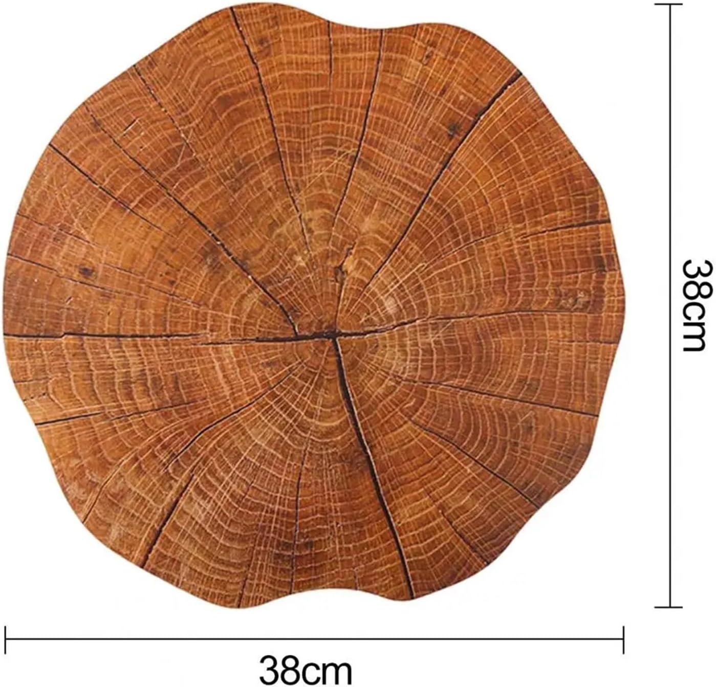 Table Coaster Wood Texture Non-Slip Heat- Plastic Heat Insulation Placemat Cup Pad Decoration Kitchen Supplies
