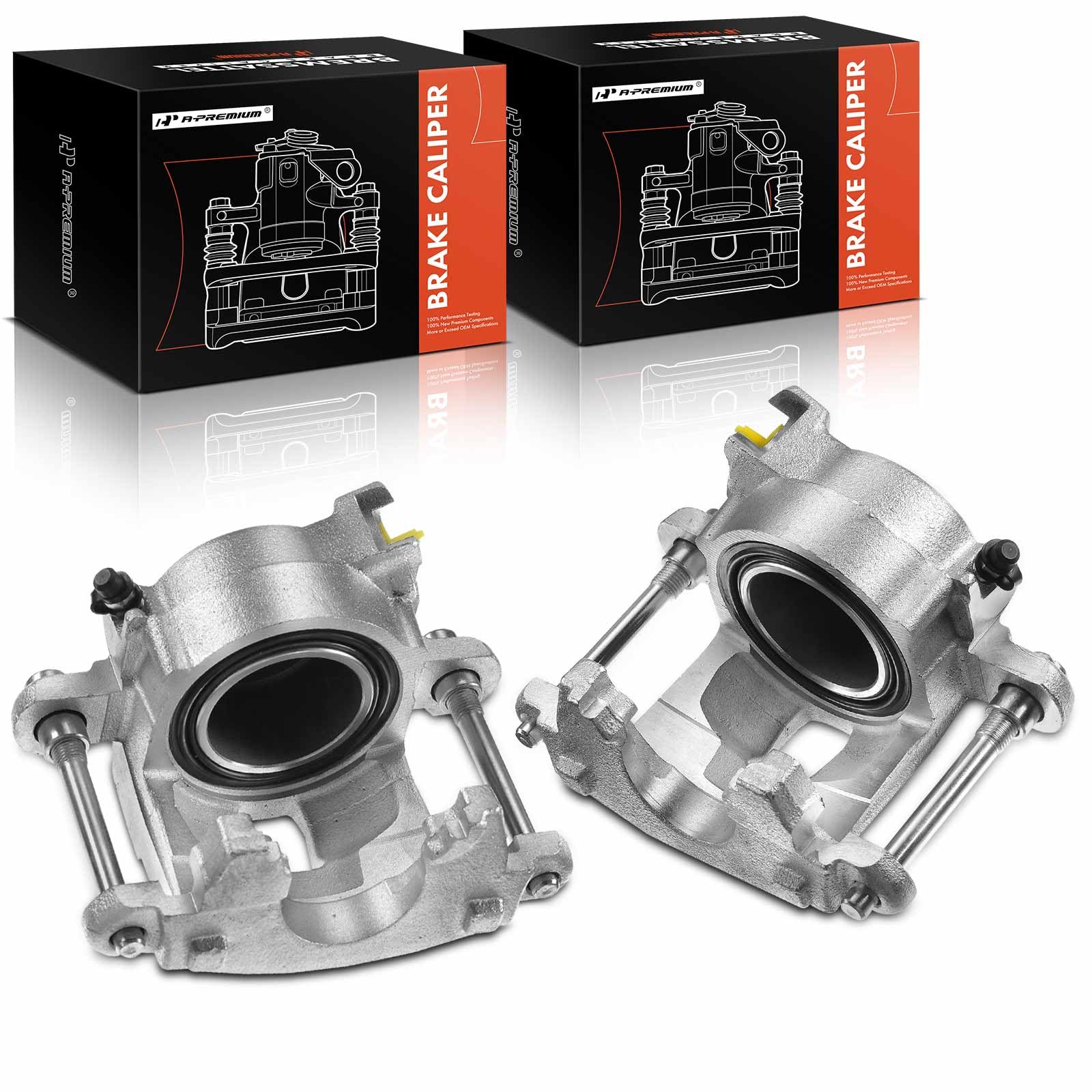 A-Premium Disc Brake Caliper Assembly Compatible with Select Chevy, GMC, Buick, Avanti, Isuzu, Oldsmobile and Pontiac Models - S10 Blazer, Malibu, Camaro, LLV, S15 Jimmy, Sonoma, Regal - Front Side