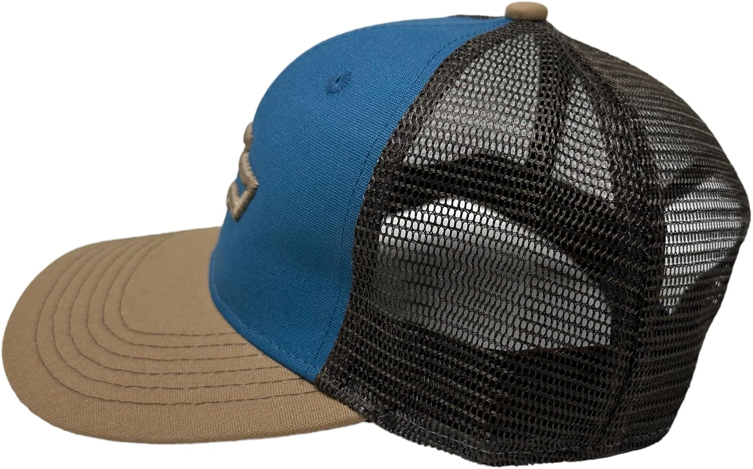 Chevrolet Bowtie Logo Tri-Color Hat - Chevy Snapback Cap Blue