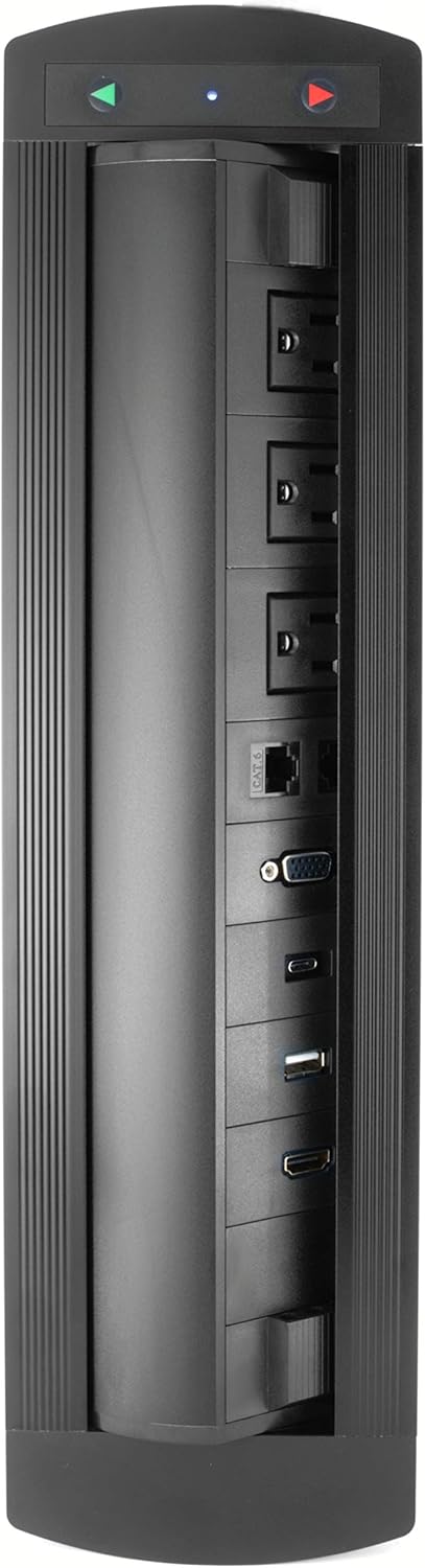 New Deal Yolkvisual Motorized Connectivity Box for Conference Room Tables 3 AC + 1 HDMI + 1 USB Type C + 1 VGA + 2 RJ45 + 1 USB, Black Color Exclusive Discount 90% Price Yolkvisual Motorized Connectivity Box for Conference Room Tables 3 AC + 1 HDMI + 1 USB Type C + 1 VGA + 2 RJ45 + 1 USB, Black Color