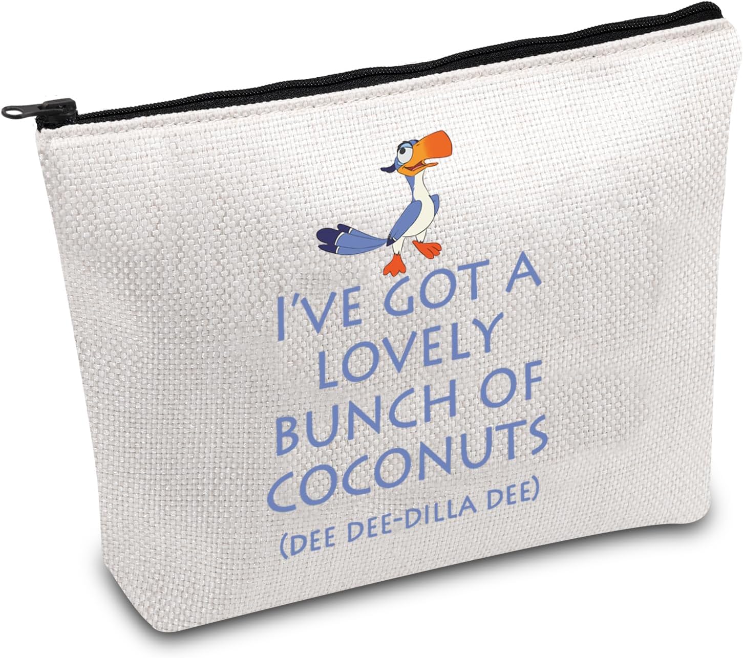 Lion-King Inspired Gift Animal Kingdom Bag Zazu Lion Magical Vacation Makeup Bag Zazu Lover Gift Pride Land Trip Gift, Coconuts