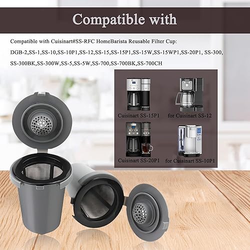 Miniatura 9 de DSYJ Filtro de café reutilizable Keurig My K-Cup para café o té se adapta a la serie B30 B40 B50 B60 B70 con accesorios de café sostenibles color