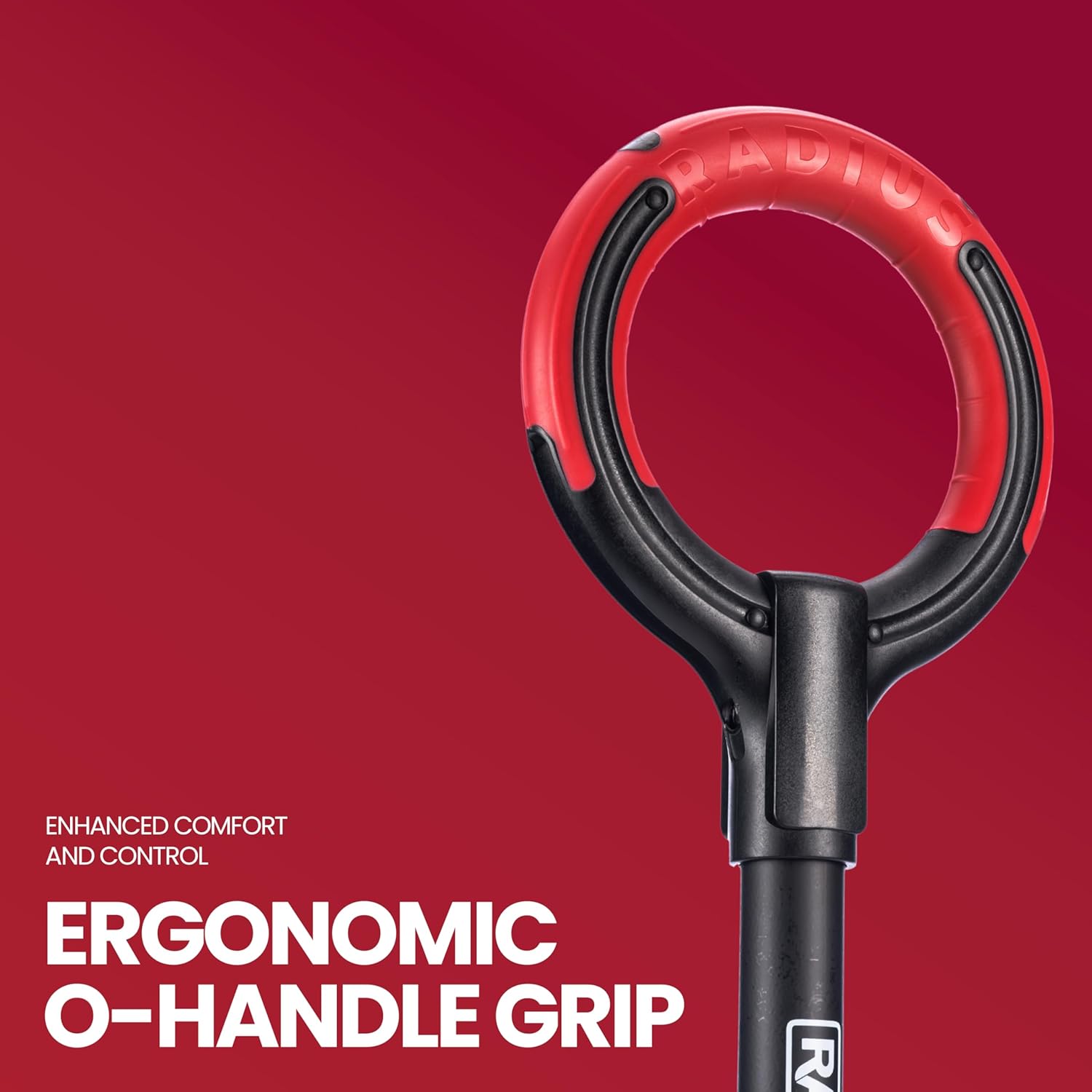 Root Slayer RS226 Serrated Garden Edger for Landscaping, Root Removal and Clean Lawn Borders, Steel Tool, Black