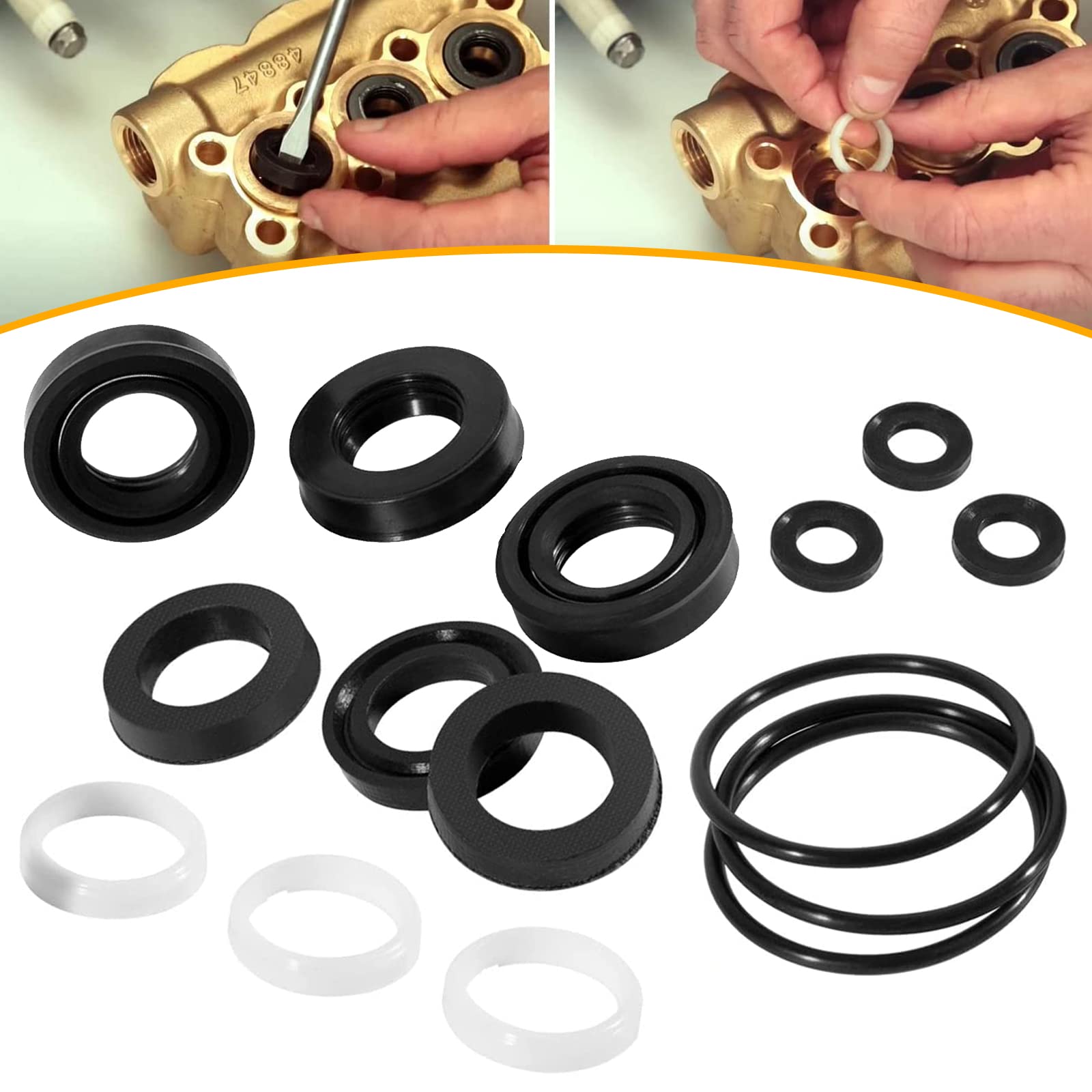 Amazon.com: 34262 Seal Kit Fit for CAT Pumps 66DX 6DX Pressure