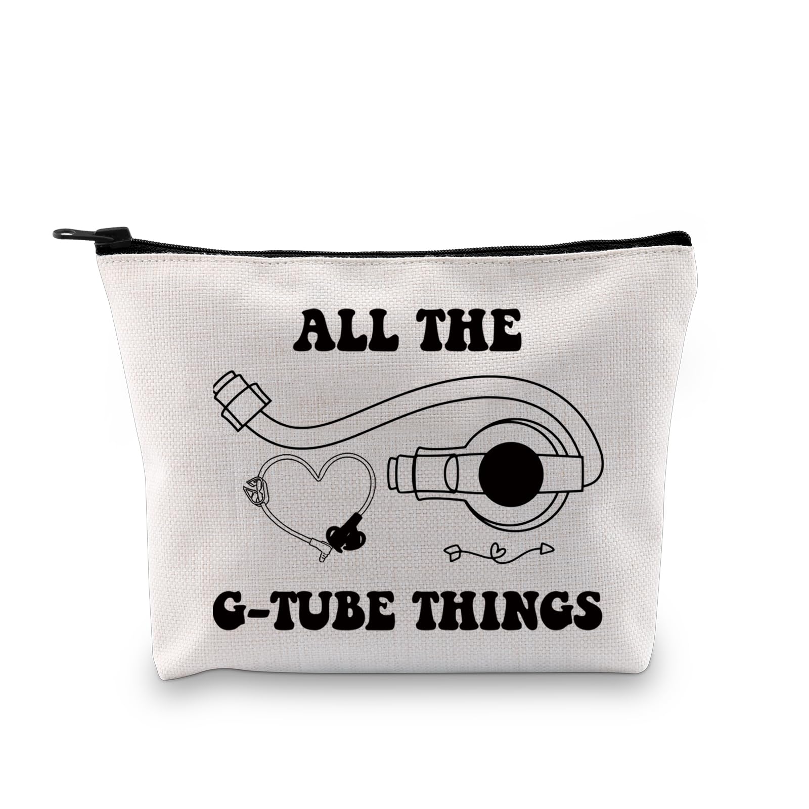 BDPWSS G Tube Gift Feeding Tube Awareness Gift G-Tube Button Gift All The G-Tube Things Cute Medicine Bag Tubie Mom Gift (Gtube things bag)