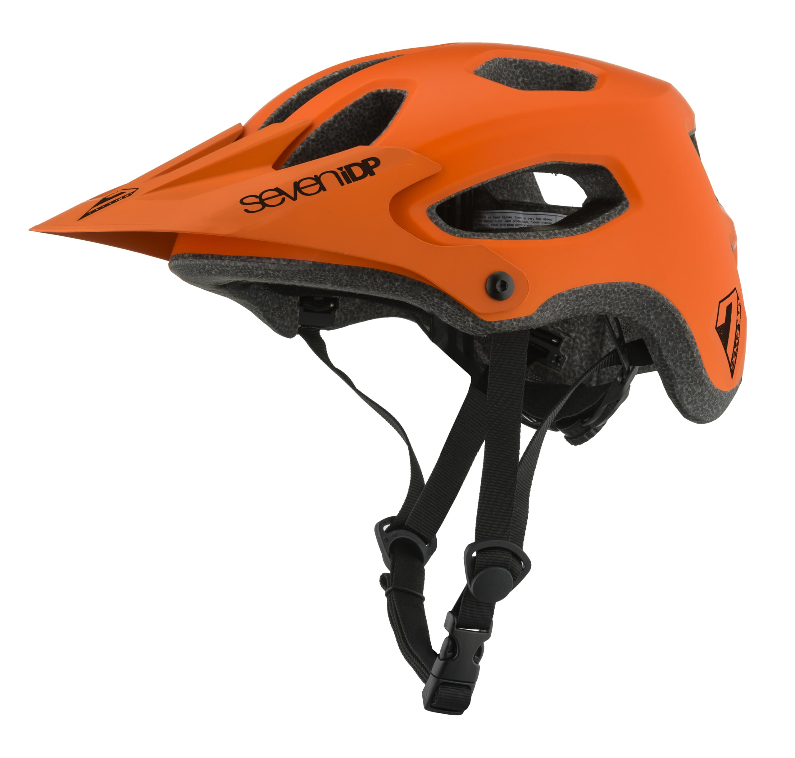 7iDP X2 Mountain Bike Helmet – Lightweight MTB Helmet for Men & Women, Trail & Enduro, Adjustable Fit, Breathable with Extended Rear Coverage. (Matte Orange, S/M) — image 1