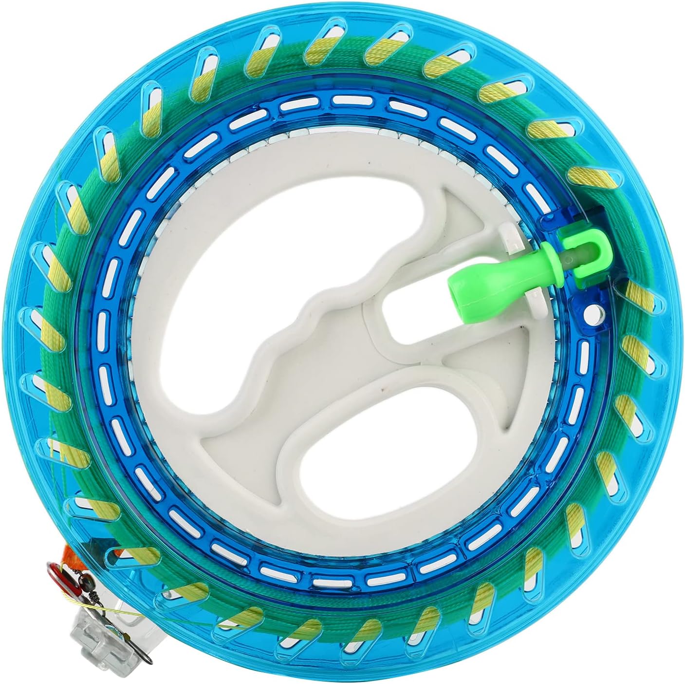 Kite Winder, Blue 18cm 656.2ft Lightweight Kite Line Winding Reel, ABS Flying Kites for Kites Kite Lovers Outdoor