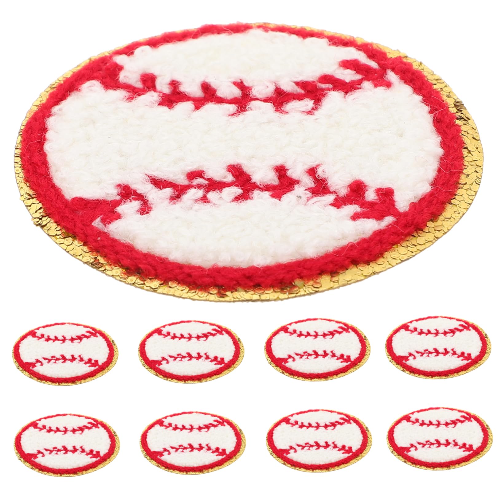 60piezas Parches De Béisbol Reemplazables Para Sombreros Parches Decorativos De Ropa Resistentes Al Accesorios Para Manualidades y Reparaciones
