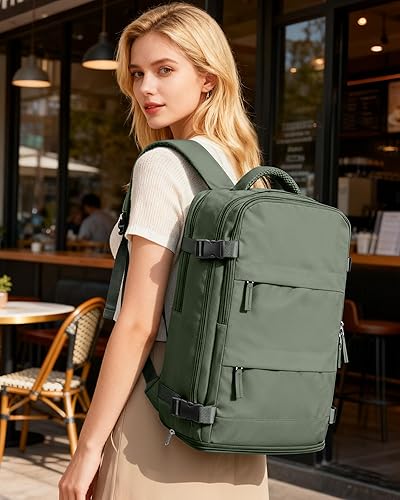 Miniatura 2 de Coofay Casual o Versátil, A-verde oliva, Grande, Mochilas de viaje