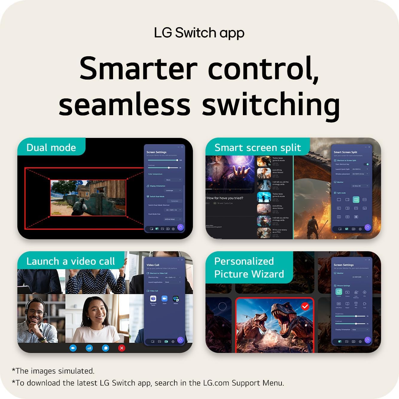 Close-up of LG 27G411A-B monitor ports